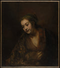 Hendrickje Stoffels 16261663 by Rembrandt (Rembrandt van Rijn) - Baroque canvas print