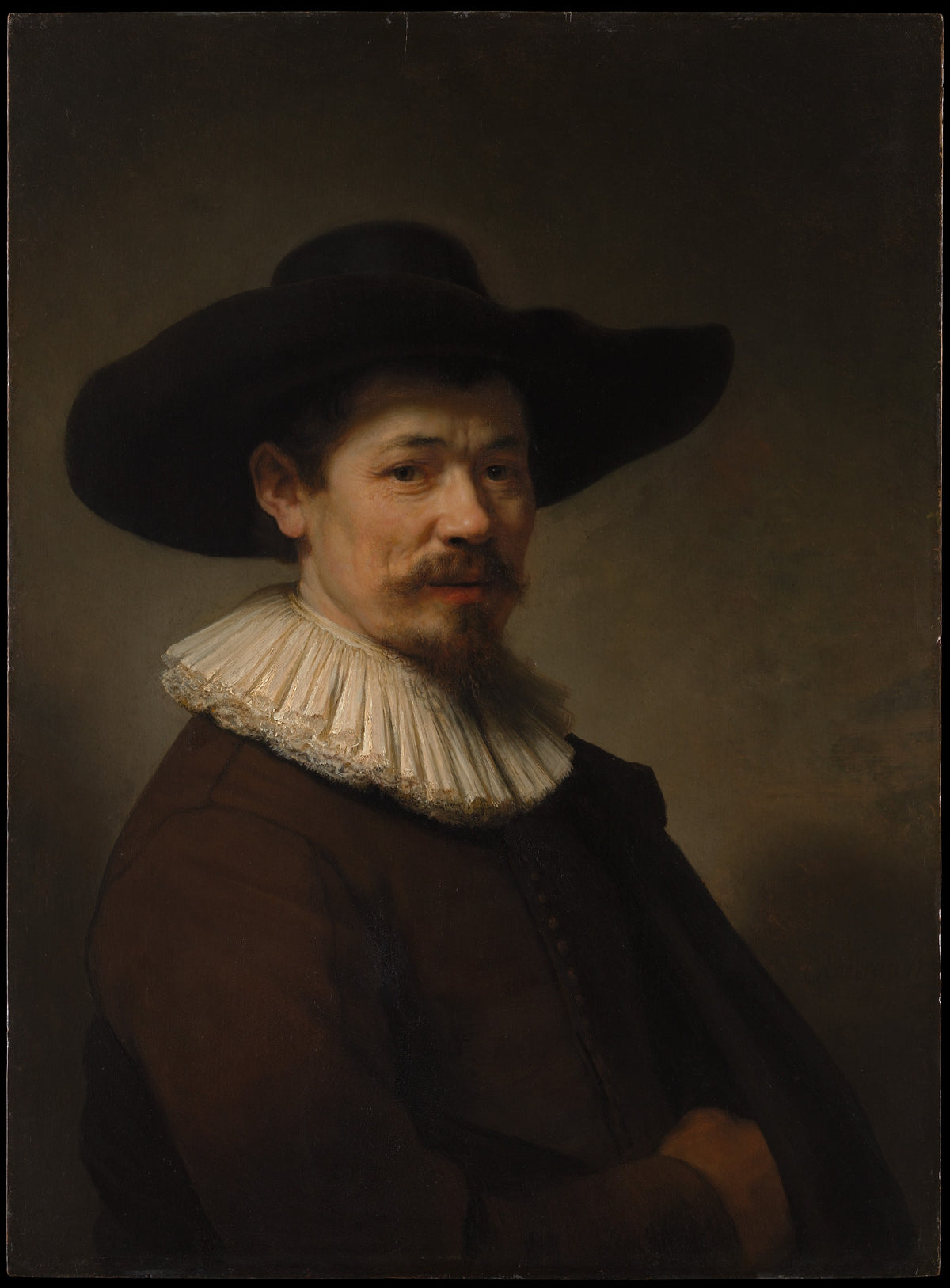 Herman Doomer ca. 15951650 by Rembrandt (Rembrandt van Rijn) - Baroque canvas print