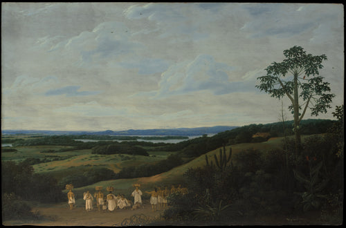 A Brazilian Landscape by Frans Post - Classic Art canvas print
