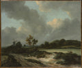 Grainfields by Jacob van Ruisdael - Oil Painting canvas print