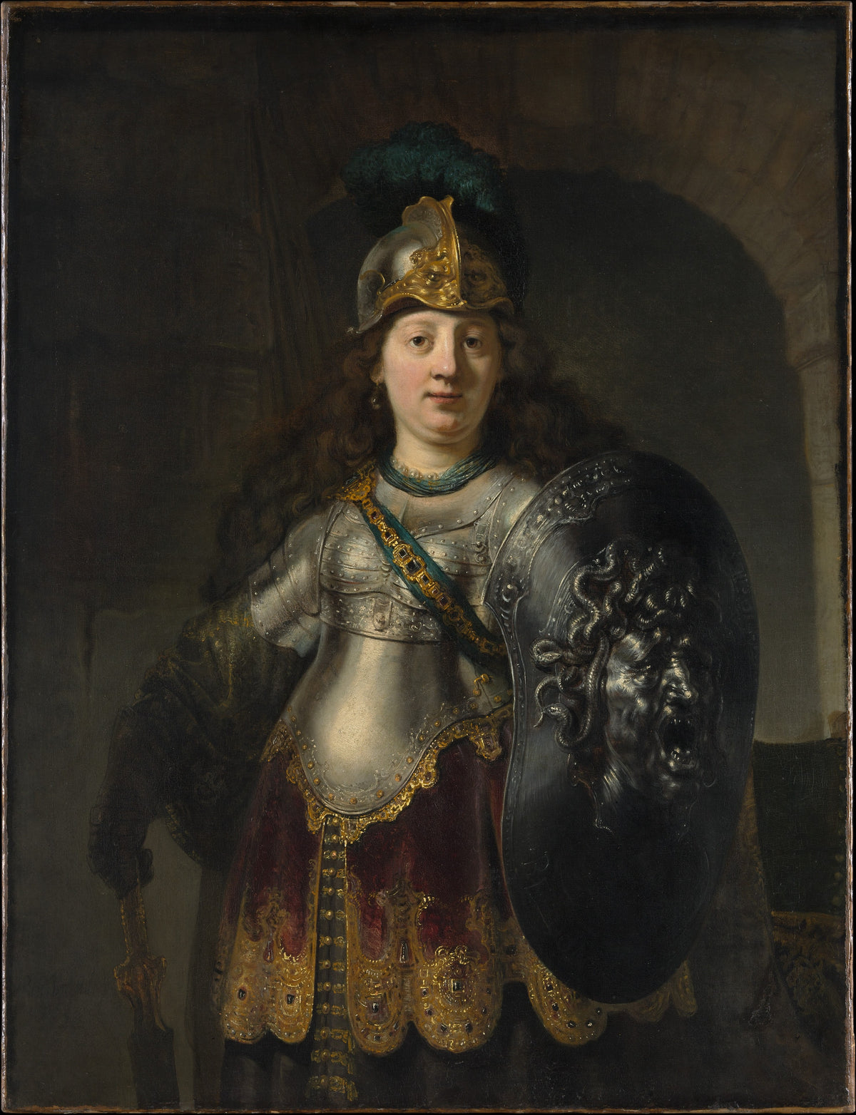 Bellona by Rembrandt (Rembrandt van Rijn) - Baroque canvas print