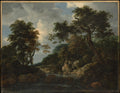 The Forest Stream by Jacob van Ruisdael - Oil Painting canvas print