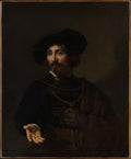 Man with a Steel Gorget by Rembrandt - Baroque canvas print