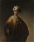 Man in a Turban by Rembrandt (Rembrandt van Rijn) - Baroque canvas print
