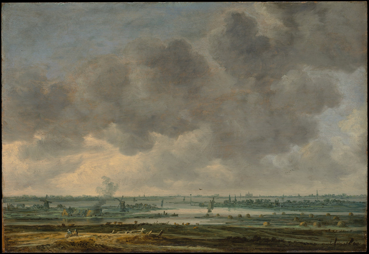 View of Haarlem and the Haarlemmer Meer by Jan van Goyen - Classic Art canvas print