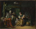 The Newborn Baby by Matthijs Naiveu - Oil Painting canvas print