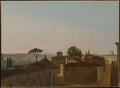 View on the Quirinal Hill, Rome by Simon Denis - Classic Art canvas print