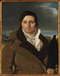 Joseph-Antoine Moltedo born 1775 by Jean Auguste Dominique Ingres - Oil Painting canvas print