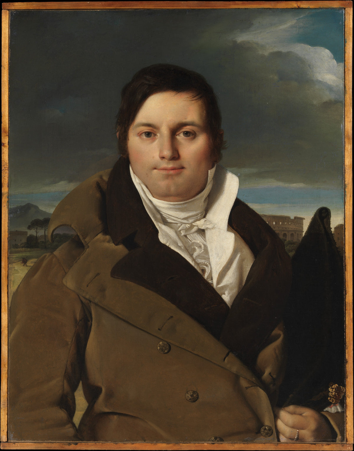 Joseph-Antoine Moltedo born 1775 by Jean Auguste Dominique Ingres - Oil Painting canvas print