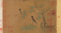 Finches and bamboo by Emperor Huizong - Chinese Painting canvas print