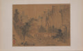 Landscape by Fan Hong - Ink Painting canvas print