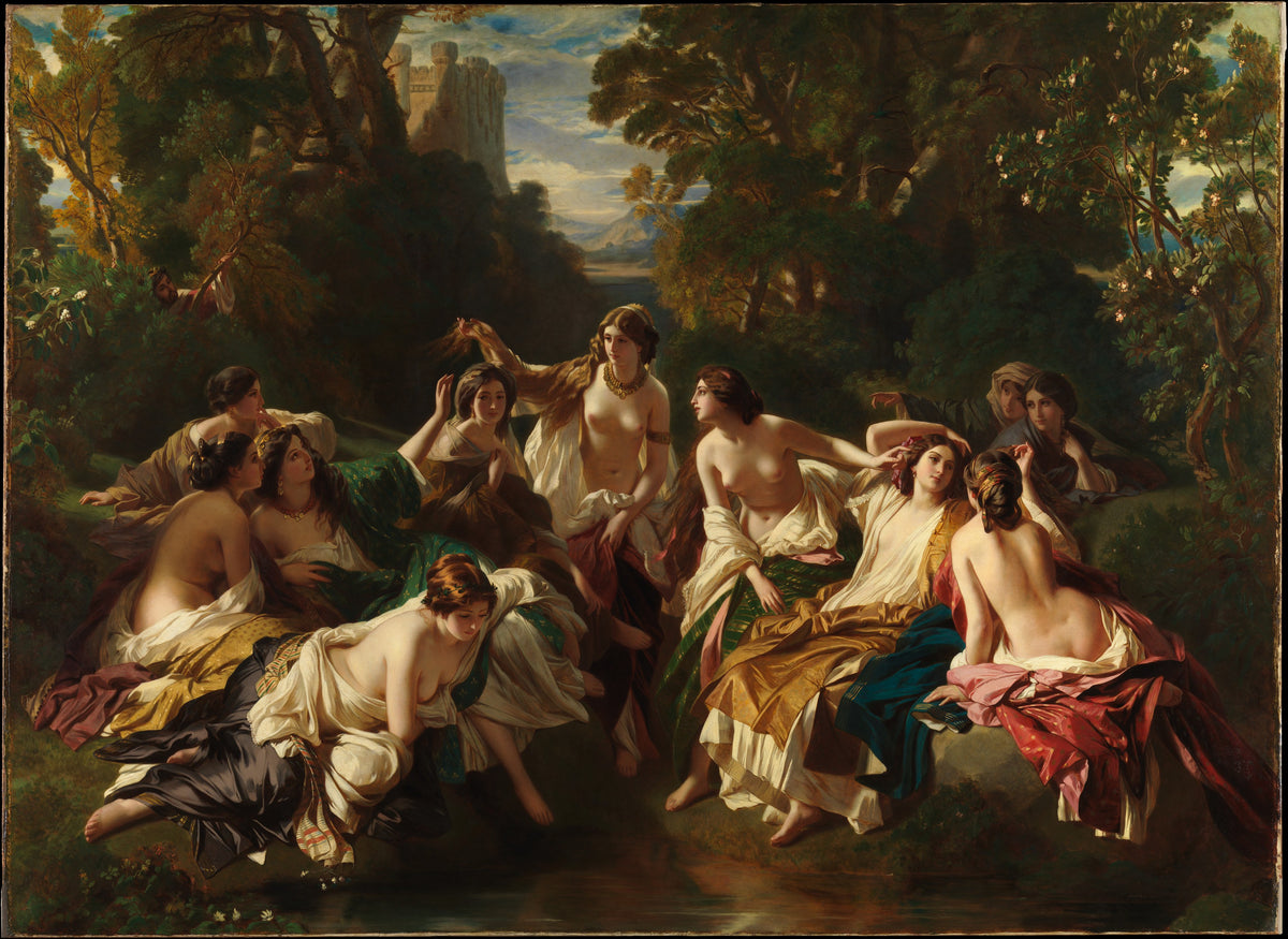 Florinda by Franz Xaver Winterhalter - Oil Painting canvas print
