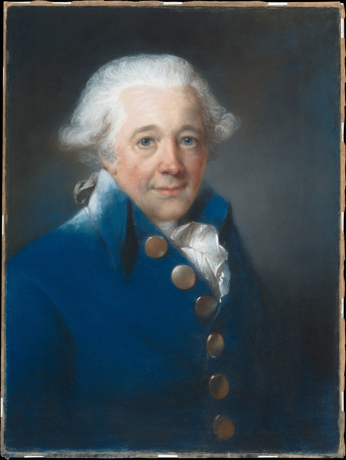 William Man Godschall 17201802 by John Russell - Pastel canvas print
