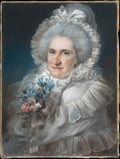 Mrs. William Man Godschall Sarah Godschall, 17301795 by John Russell - Pastel canvas print