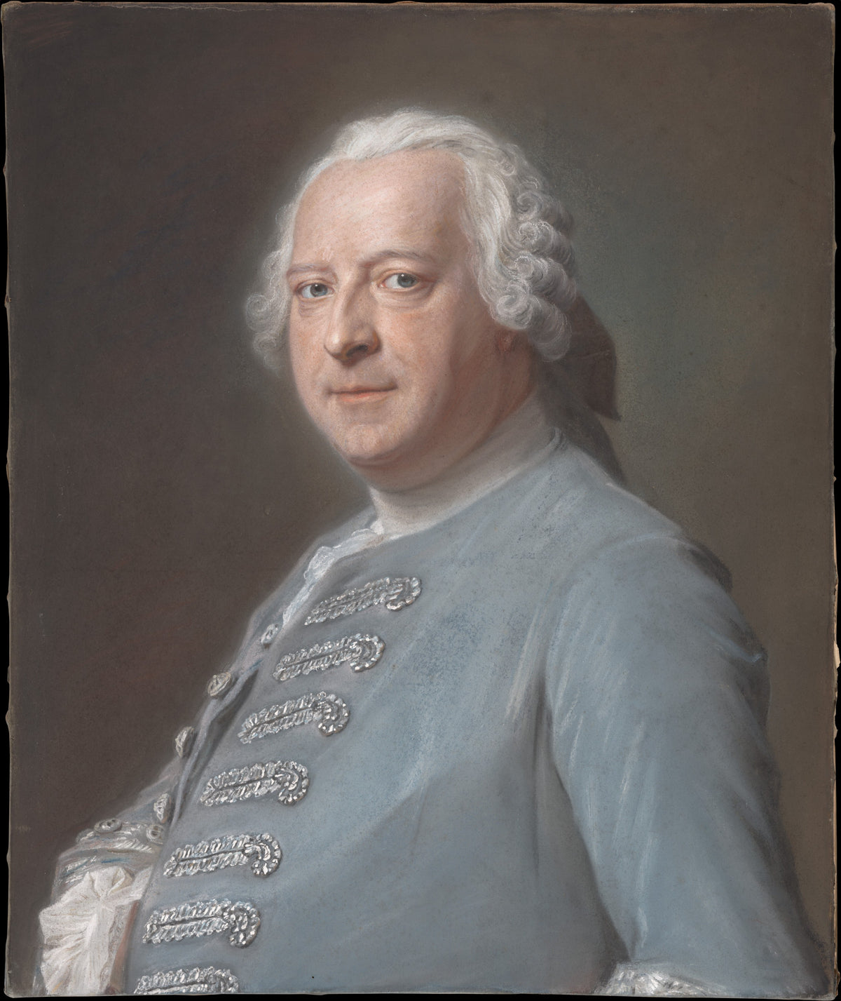 Jean Charles Garnier d'Isle 16971755 by Maurice Quentin de La Tour - Pastel canvas print