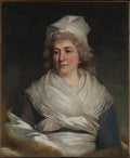 Mrs. Richard Bache Sarah Franklin, 17431808 by John Hoppner - Oil Painting canvas print