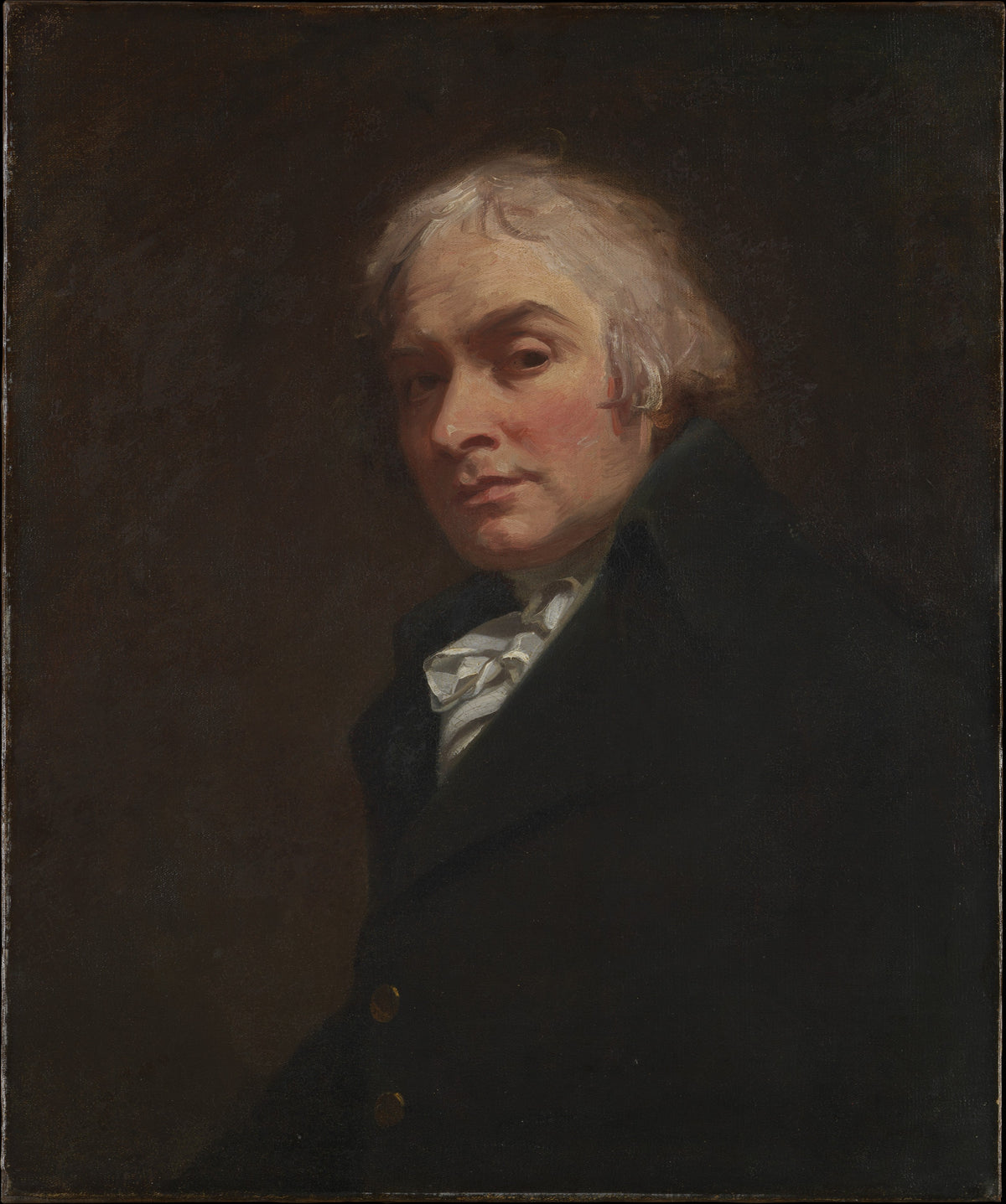 Self-Portrait by George Romney - Oil Painting canvas print