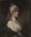 Mrs. Thomas Pechell Charlotte Clavering, died 1841 by John Hoppner - Oil Painting canvas print