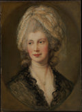 Queen Charlotte by Thomas Gainsborough - Oil Painting canvas print
