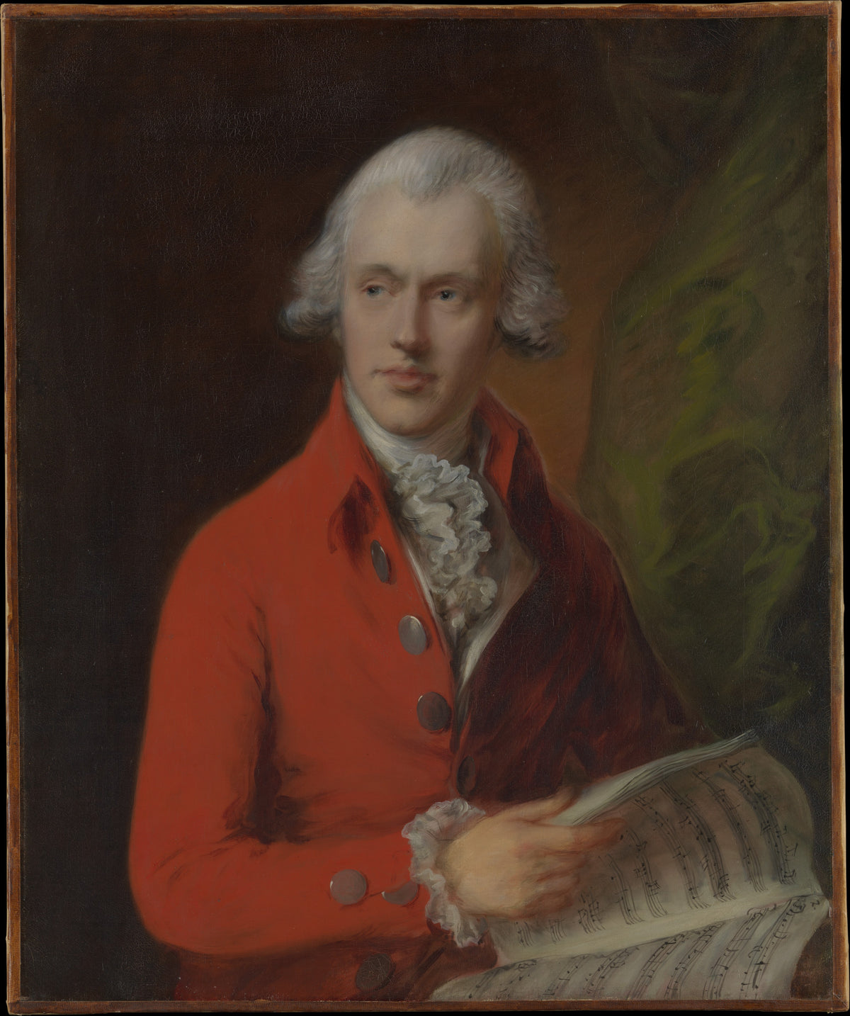 Charles Rousseau Burney 17471819 by Thomas Gainsborough - Oil Painting canvas print