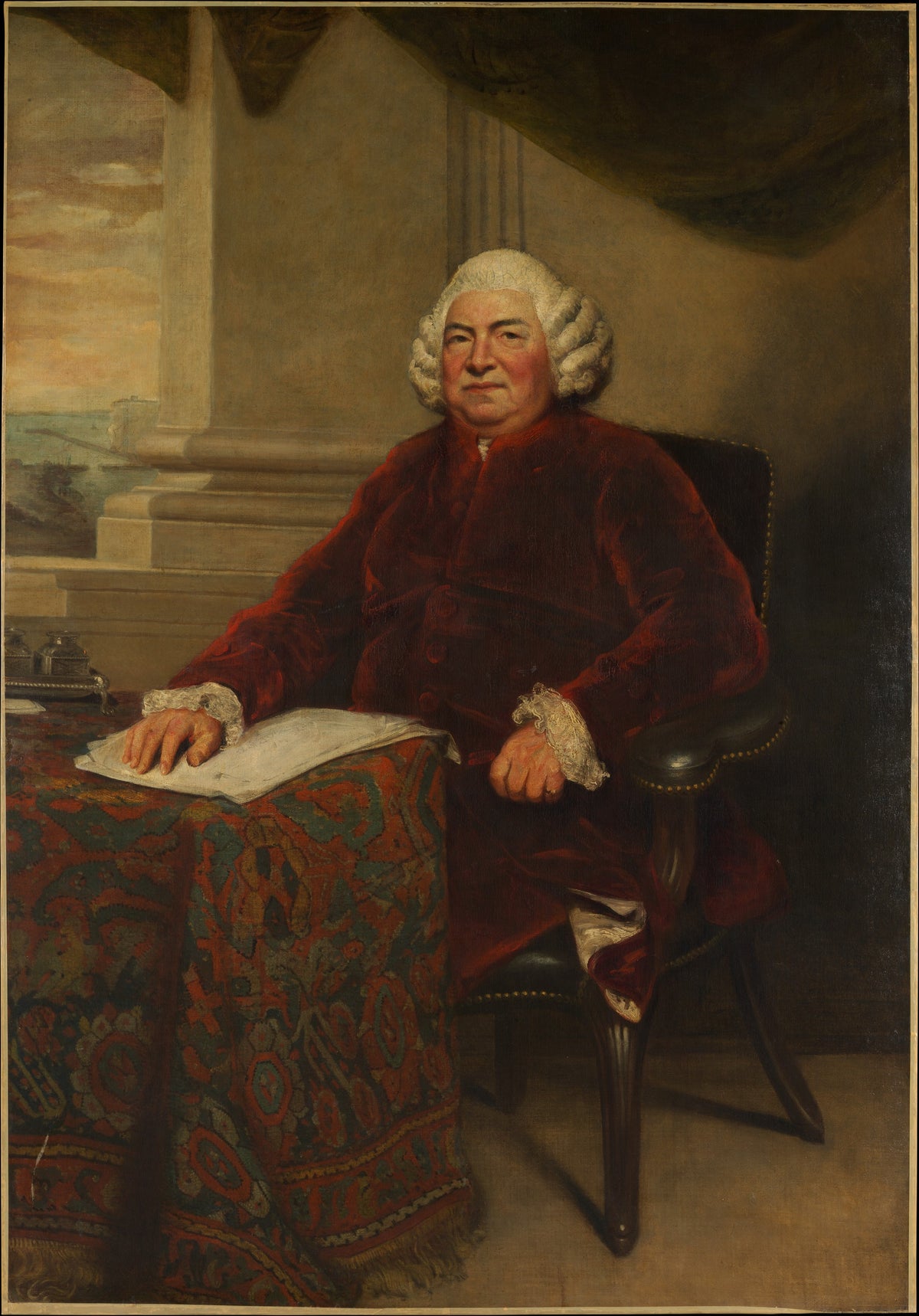 John Barker 17071787 by Sir Joshua Reynolds - Oil Painting canvas print