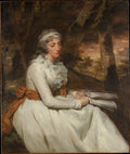 Mrs. Richard Alexander Oswald Louisa Johnston, born about 1760, died 1797 by Sir Henry Raeburn - Oil Painting canvas print