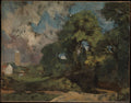 Stoke-by-Nayland by John Constable - Oil Painting canvas print