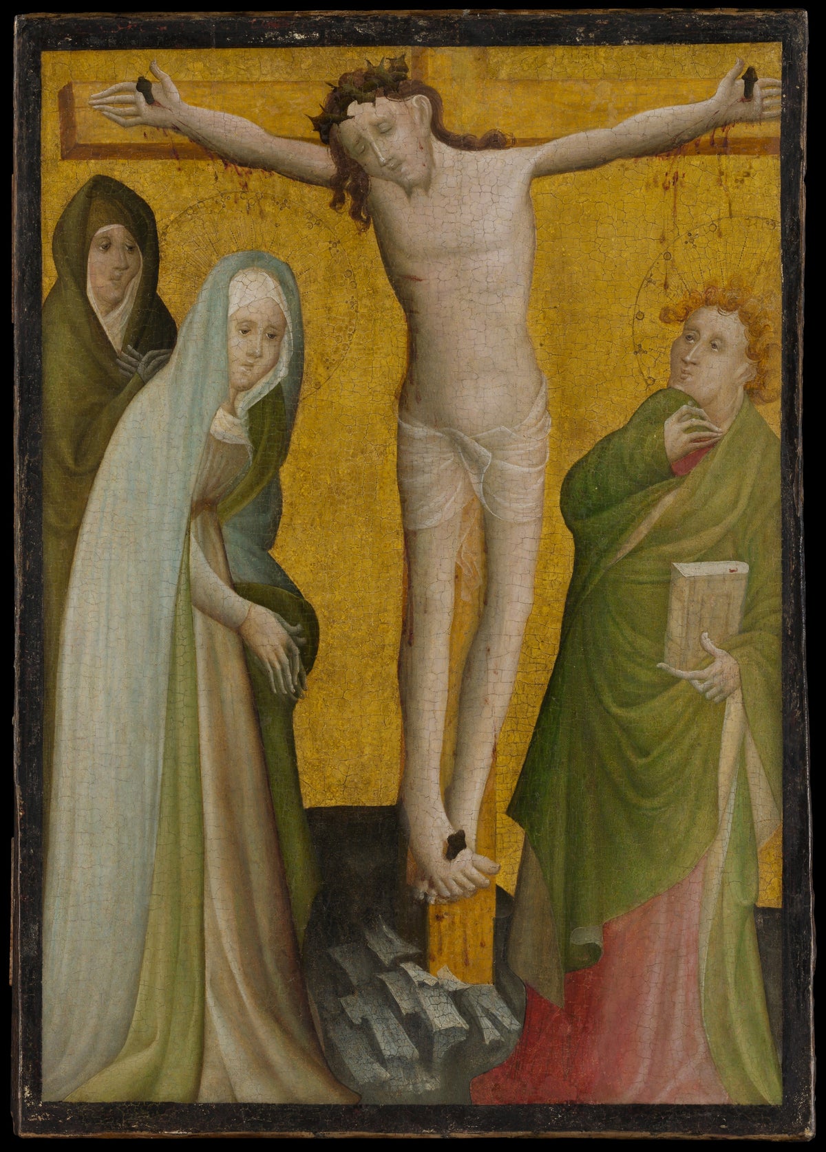 The Crucifixion by Master of the Berswordt Altar - Classic Art canvas print