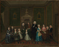 The Strong Family by Charles Philips - Oil Painting canvas print
