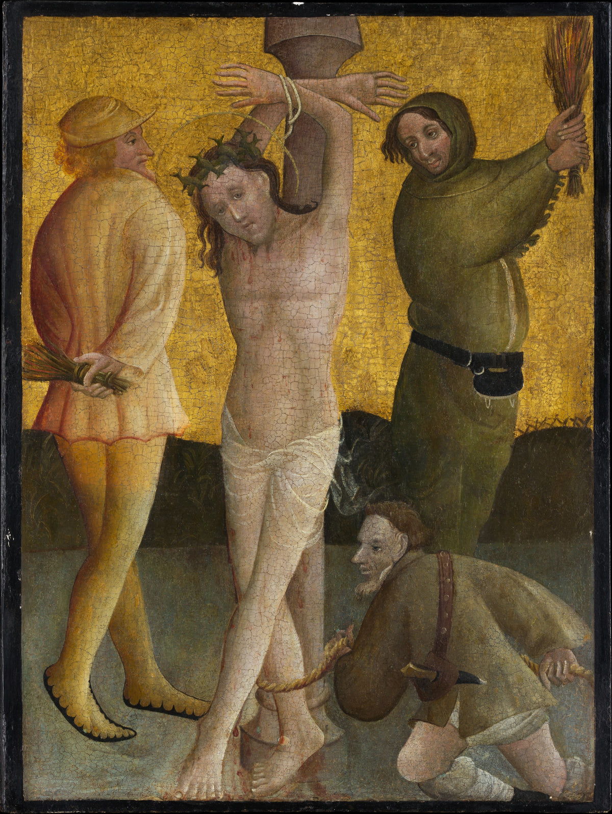 The Flagellation by Master of the Berswordt Altar - Classic Art canvas print