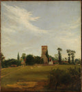 Tottenham Church by British Painter - Oil Painting canvas print