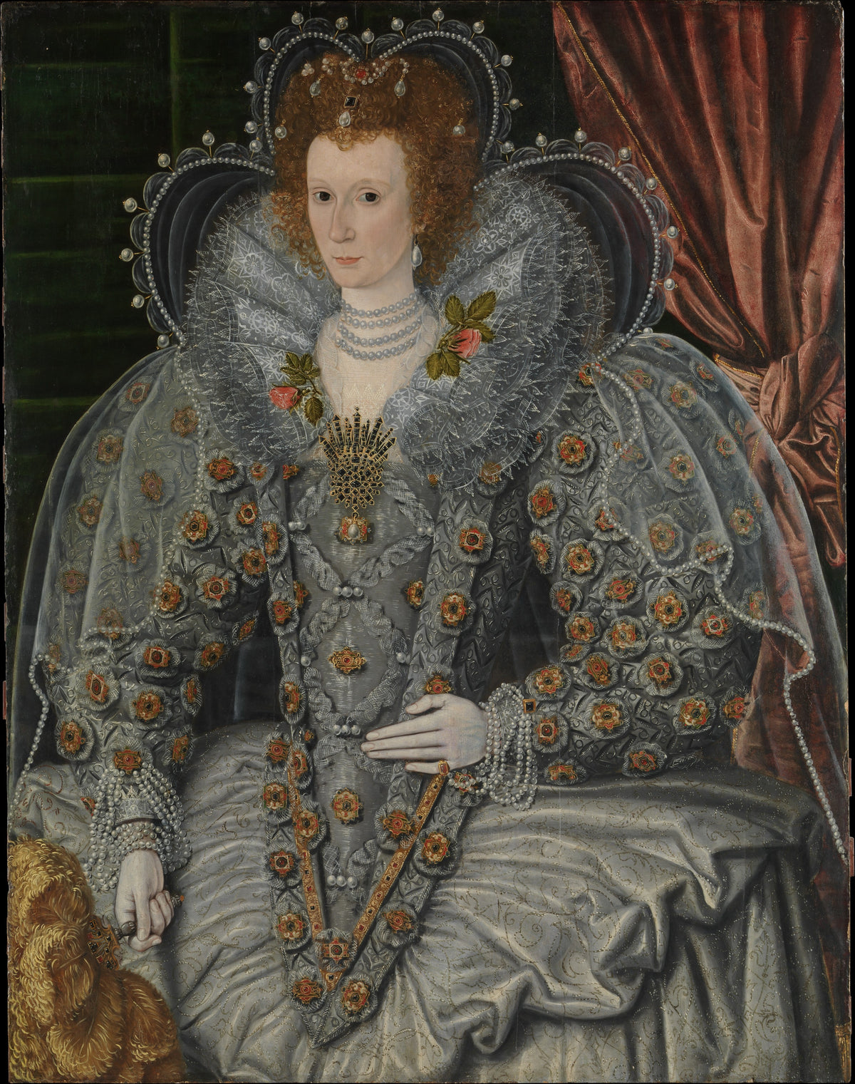 Portrait of a Woman by British Painter - Classic Art canvas print