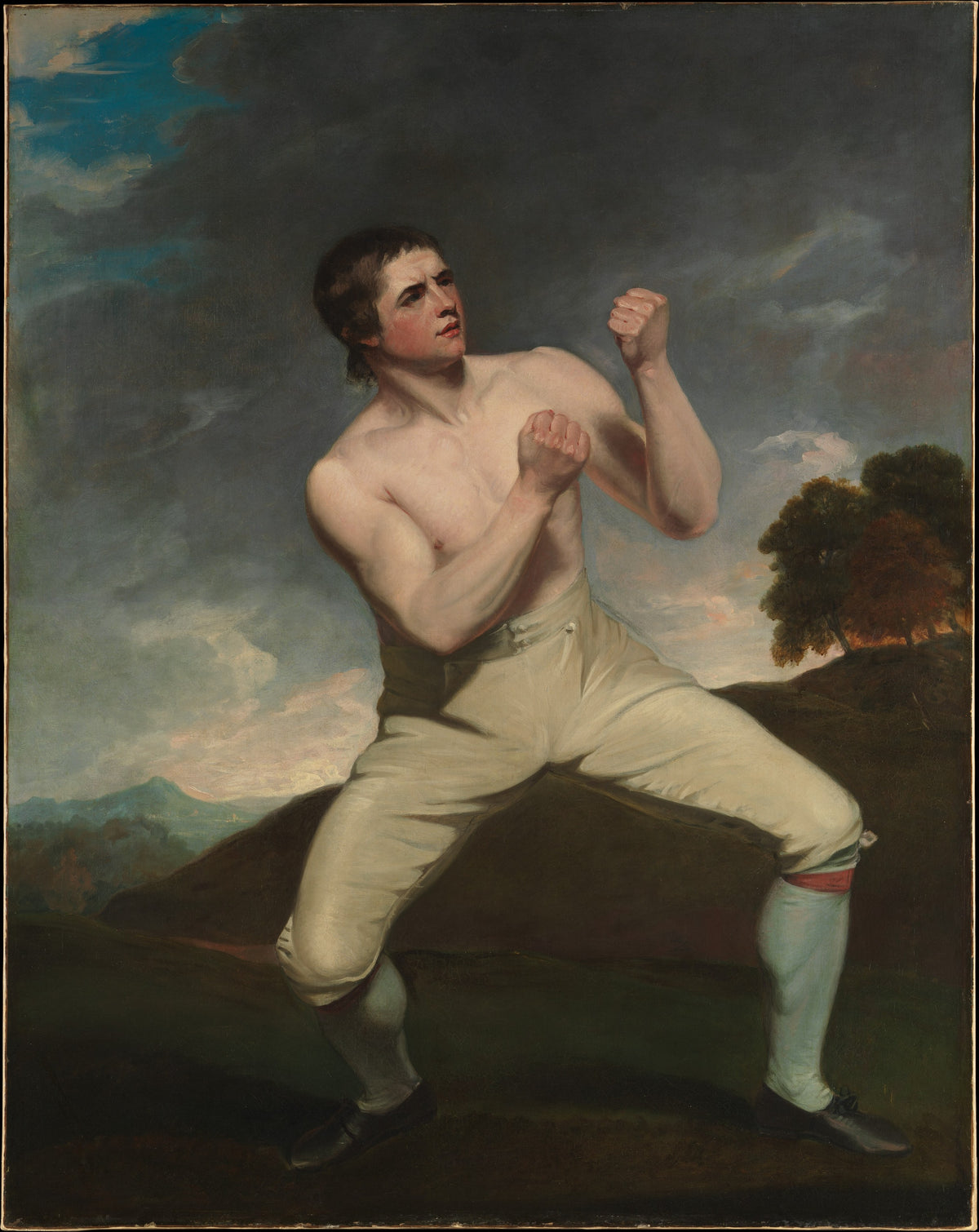 Richard Humphreys, the Boxer by John Hoppner - Oil Painting canvas print