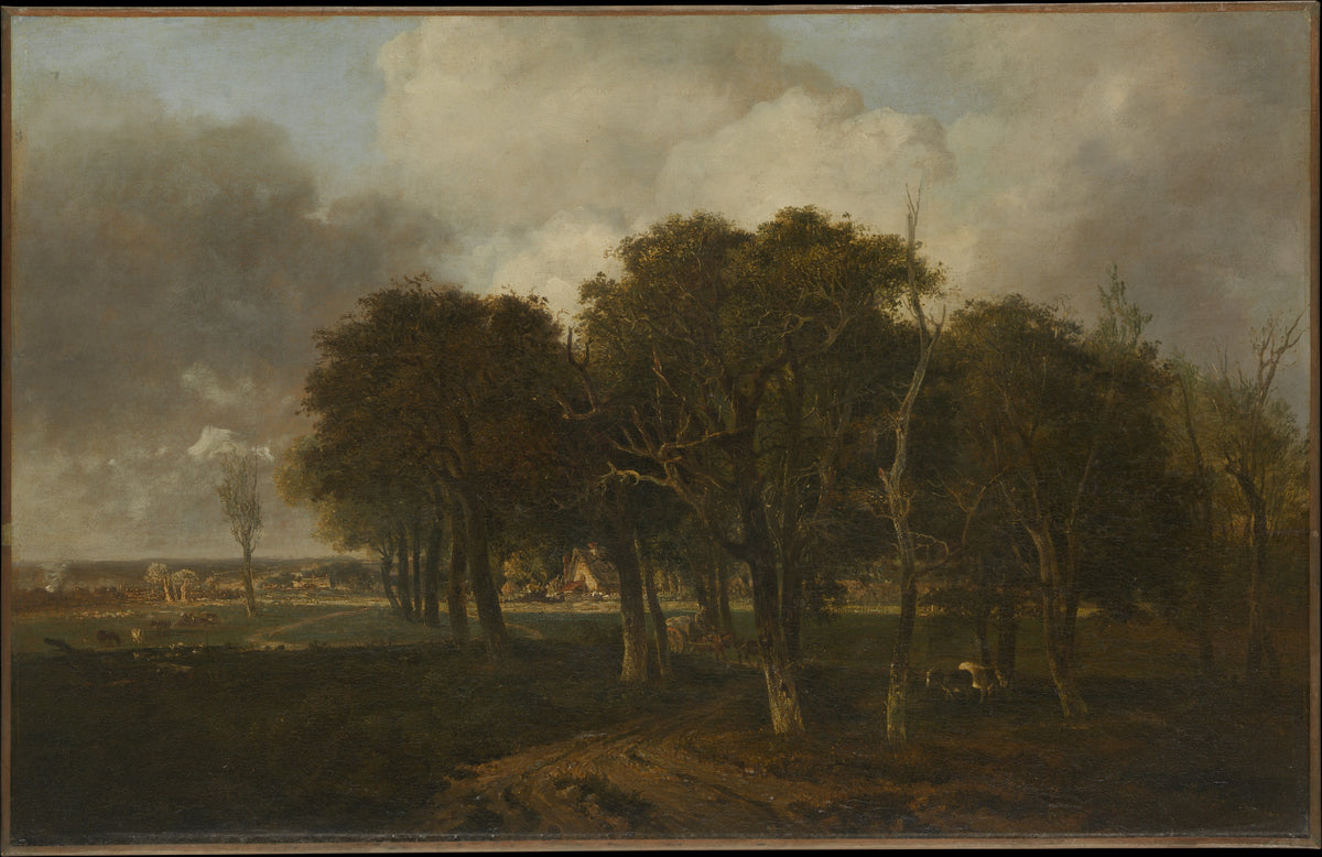Hautbois Common, Norfolk by John Crome - Oil Painting canvas print