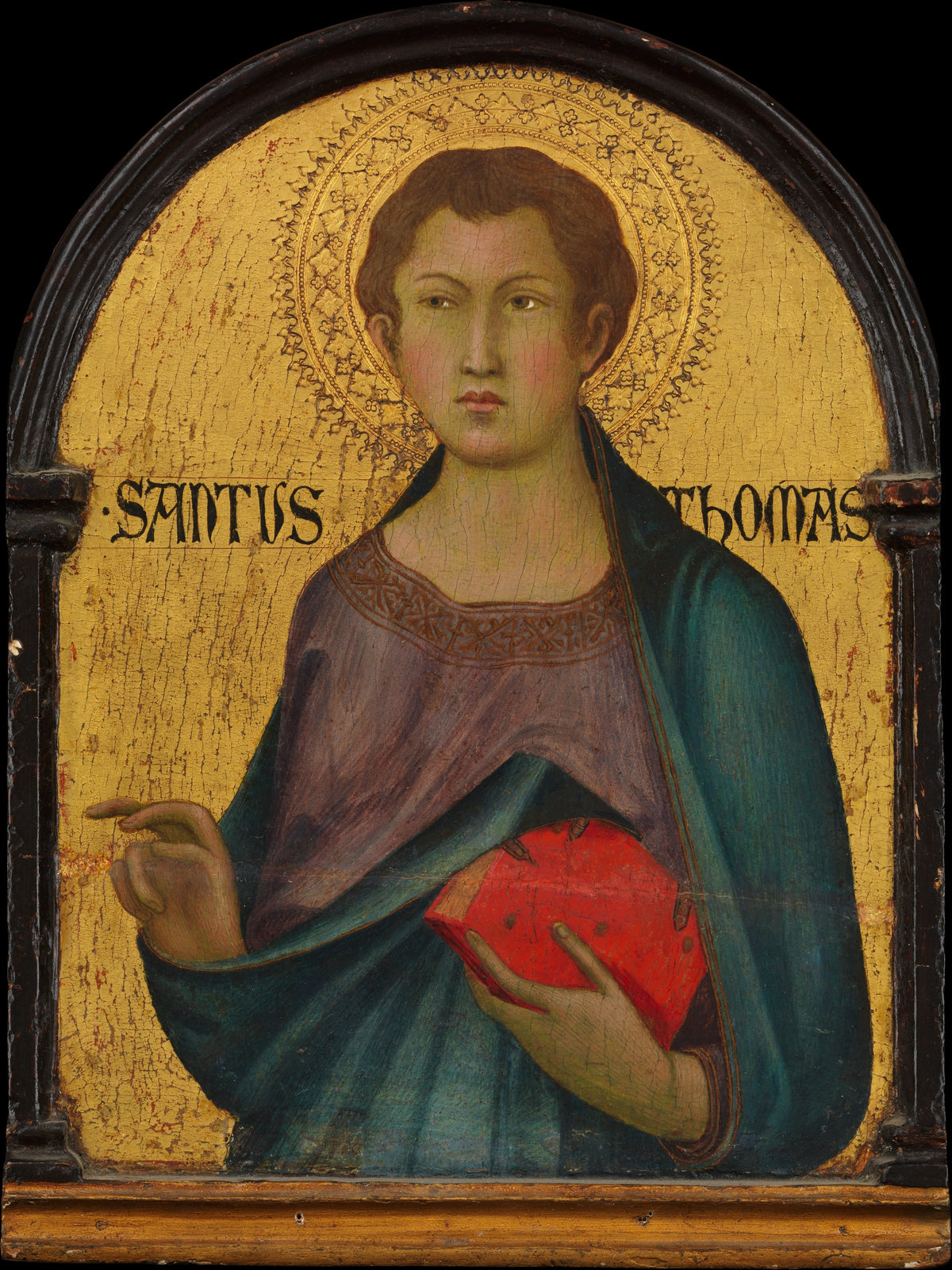Saint Thomas by Simone Martini - Tempera canvas print