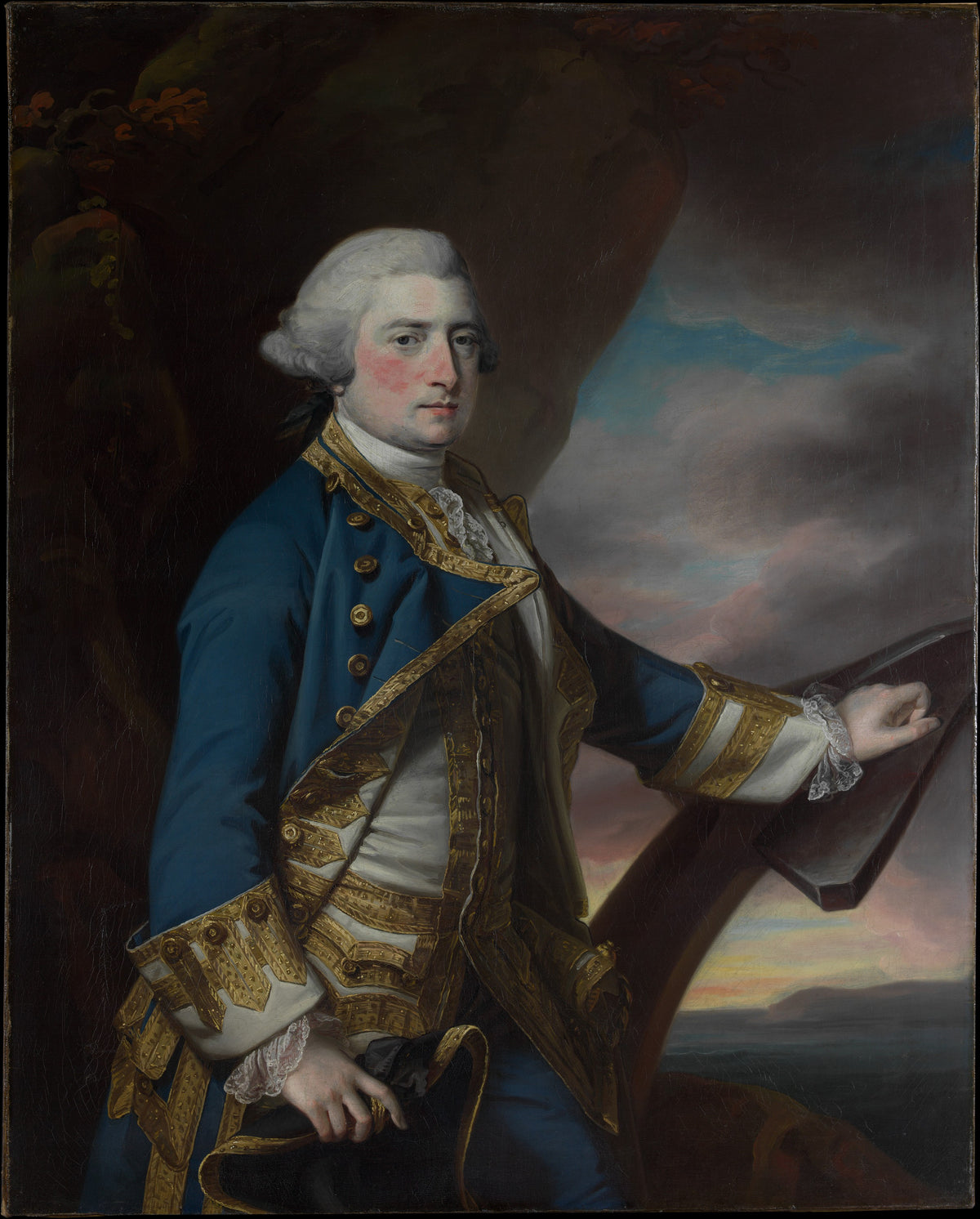 Admiral Harry Paulet 1719201794, Sixth Duke of Bolton by Francis Cotes - Oil Painting canvas print