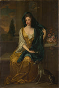 Portrait of a Woman by Michael Dahl - Oil Painting canvas print