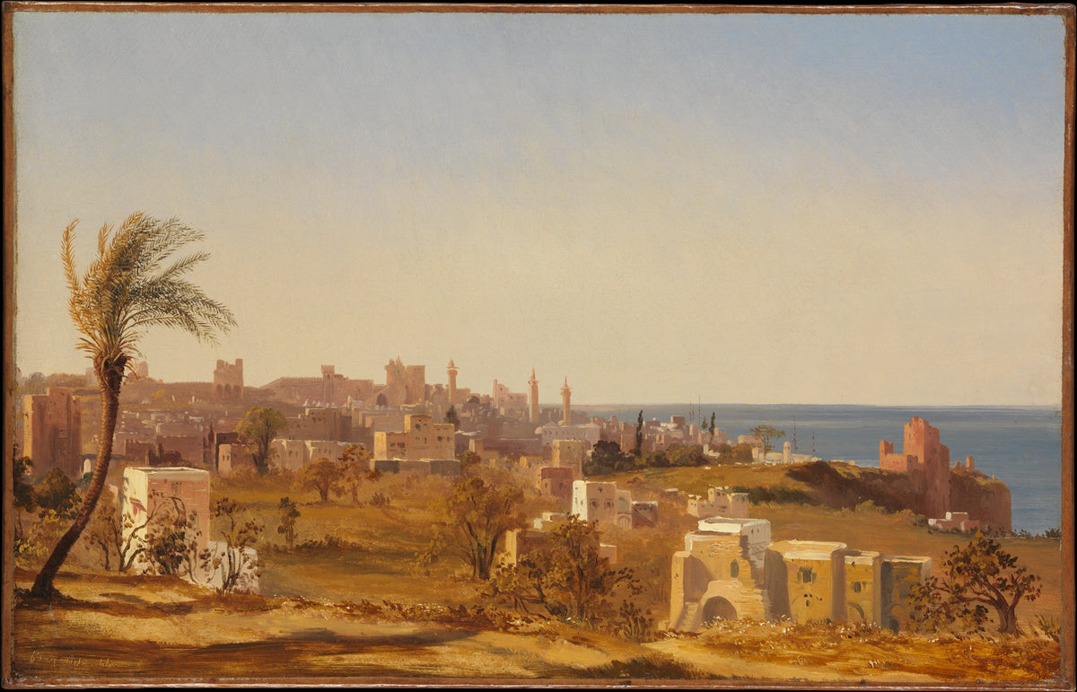 View of Beirut by Jules Coignet - Classic Art canvas print
