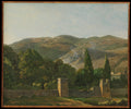 Fortified Wall at Tivoli by Simon Denis - Classic Art canvas print