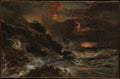 A Storm off the Normandy Coast by Eugène Isabey - Classic Art canvas print