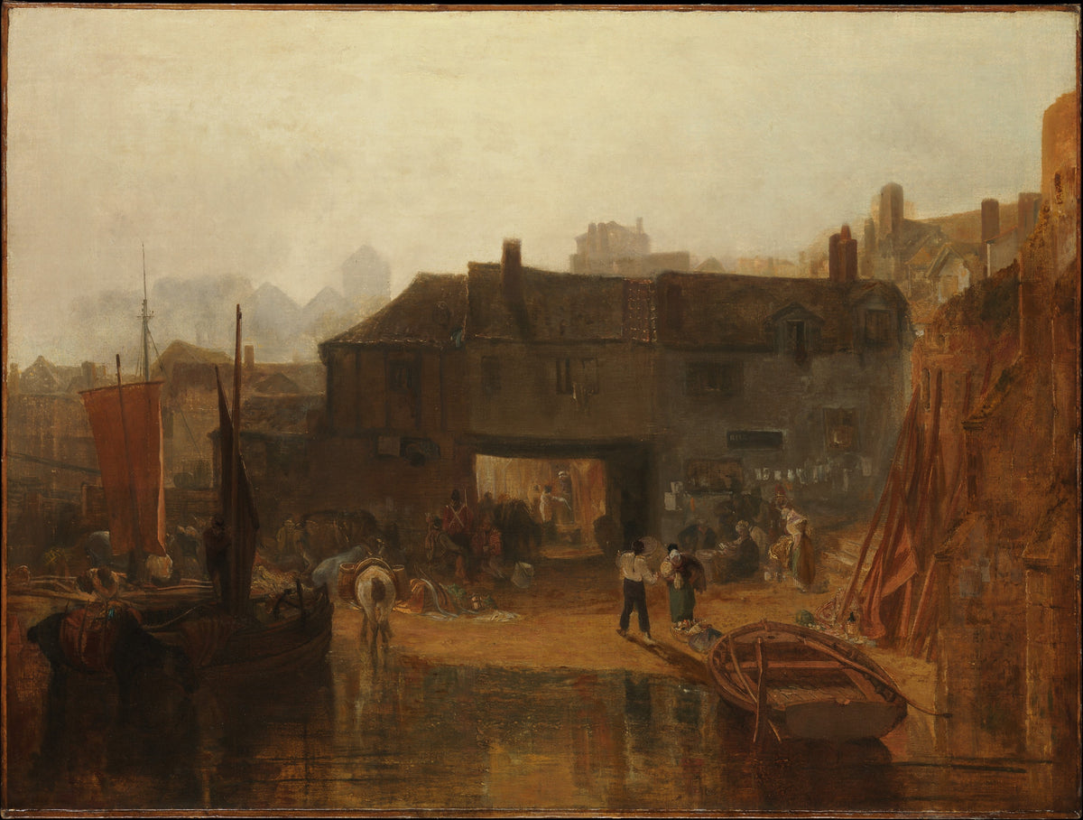 Saltash with the Water Ferry, Cornwall by Joseph Mallord William Turner - Romantic canvas print