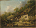 The Bell Inn by George Morland - Oil Painting canvas print