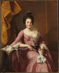 Portrait of a Woman by Joseph Wright (Wright of Derby) - Oil Painting canvas print
