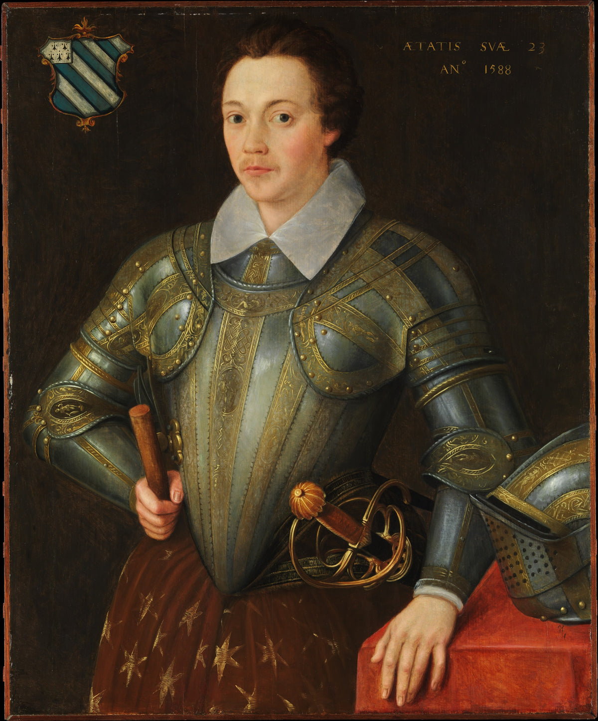 Sir John Shurley of Isfield 15651632 by British Painter - Classic Art canvas print