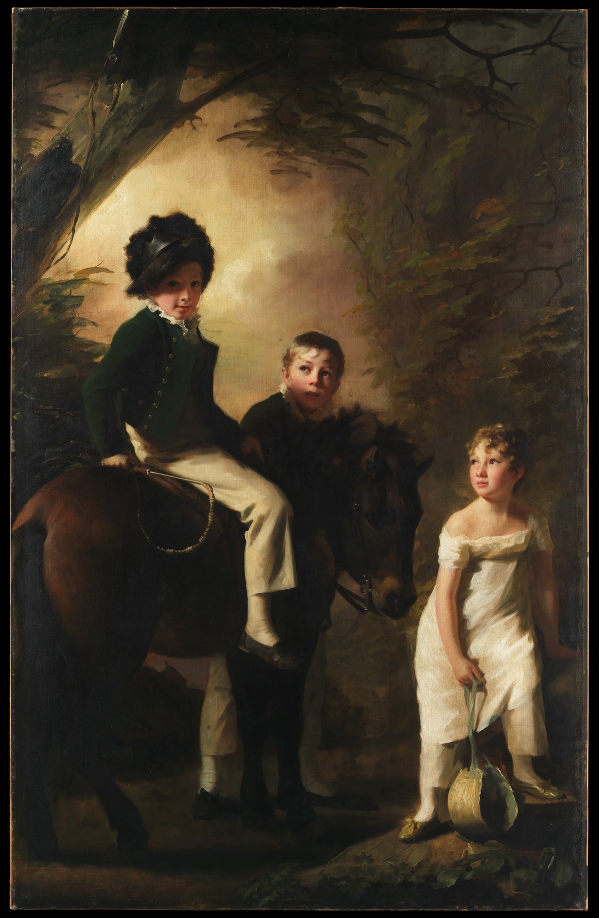 The Drummond Children by Sir Henry Raeburn - Oil Painting canvas print