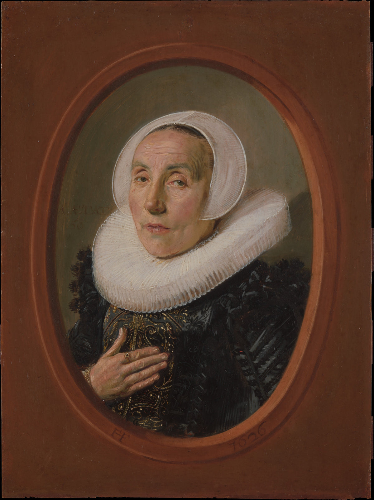 Anna van der Aar born 157677, died after 1626 by Frans Hals - Classic Art canvas print