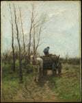 Gathering Wood by Anton Mauve - Oil Painting canvas print