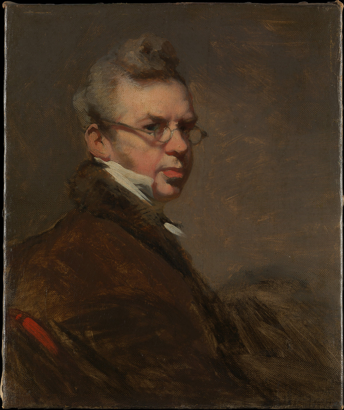 Self-Portrait by George Chinnery - Oil Painting canvas print
