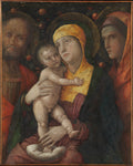 The Holy Family with Saint Mary Magdalen by Andrea Mantegna - Classic Art canvas print