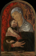 Madonna and Child with Seraphim and Cherubim by Andrea Mantegna - Tempera canvas print